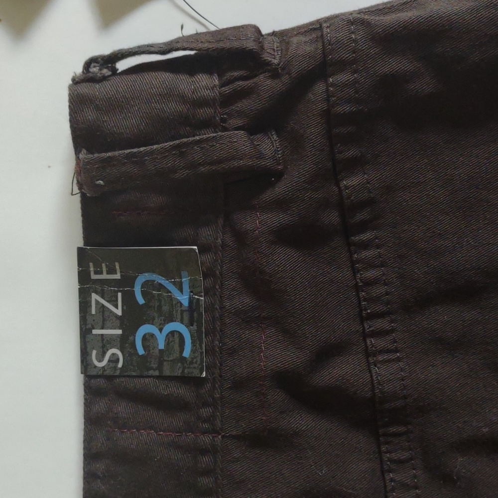 Subculture cut-off men's Bermuda shorts brown 32 - Picture 4 of 11